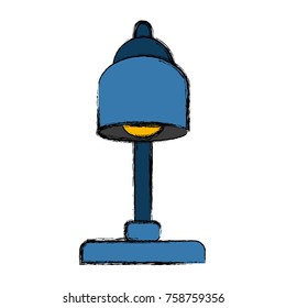 Desk light lamp icon vector illustration graphic design