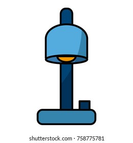 Desk light lamp icon vector illustration graphic design