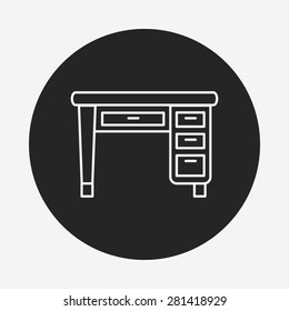 desk line icon