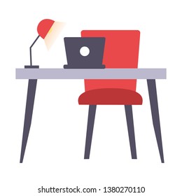desk office workplace