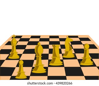 Desk play chess