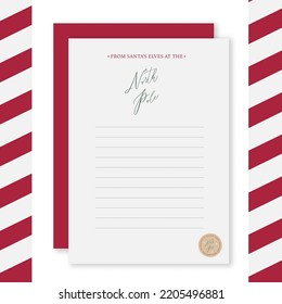 From the desk of Santas Elves card from Elf template