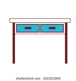 desk school isolated icon