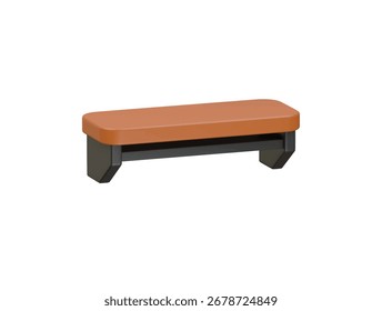  desk shelf icon 3d illustration render