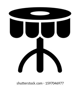 desk table icon isolated sign symbol vector illustration - high quality black style vector icons
