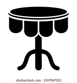 desk table icon isolated sign symbol vector illustration - high quality black style vector icons
