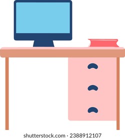 desk for use in the office