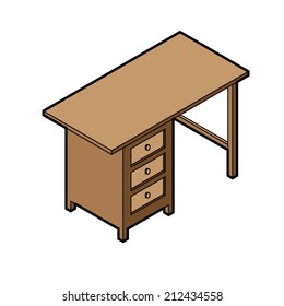 desk vector