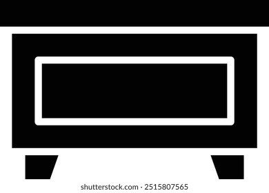Desk Vector Icon Design Illustration