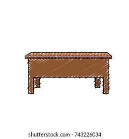 desk wood object to study and learn