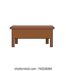 desk wood object to study and learn