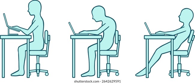 Desk Work Posture Types: Ergonomics and Health