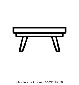 escritorio,diseño de iconos de tabla, colección de iconos de estilo plano
