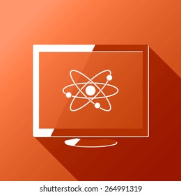 Desktop and atom icon