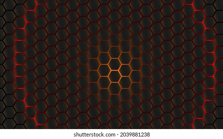 desktop background honeycomb red black