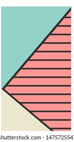 
Desktop background on phone screen vector image