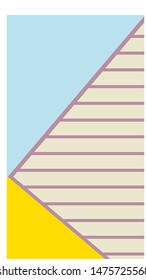 
Desktop background on phone screen vector image