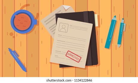 Desktop background vector illustration
