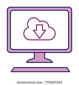 desktop computer with cloud computing