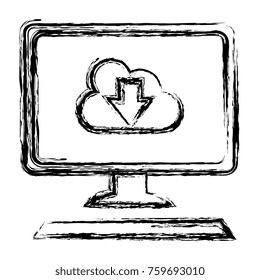 desktop computer with cloud computing