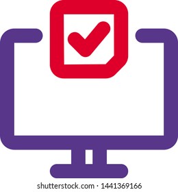 Desktop computer for counting state election result