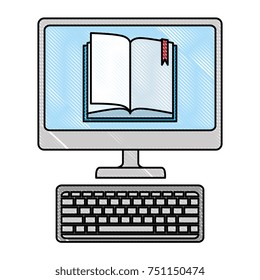 Desktop Computer With Ebook