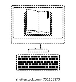 Desktop Computer With Ebook