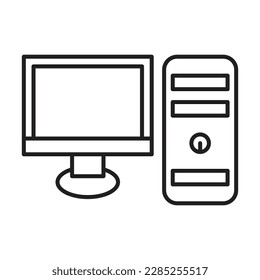 Desktop Computer Icon Design For Personal And Commercial Use