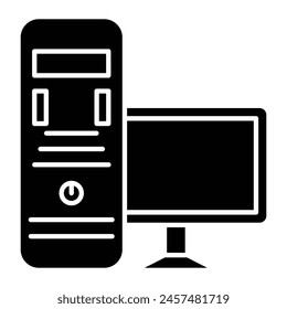 Desktop Computer Icon Design For Personal And Commercial Use