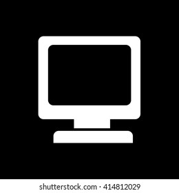 Desktop Computer Icon illustration design