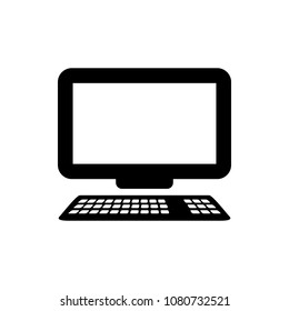 Desktop Computer Icon Symbol Logo Design