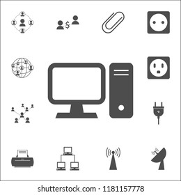 desktop computer icon. web icons universal set for web and mobile