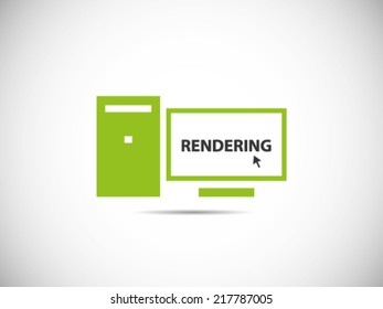 Desktop Computer Rendering