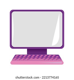 Desktop Computer Tech Device Icon