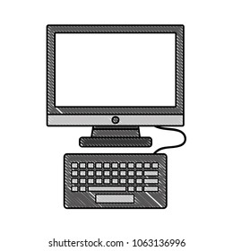 desktop computer tech icon