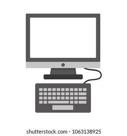 desktop computer tech icon
