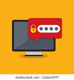 Desktop computer with unlocked password