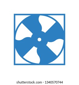 Desktop cooling fan icon - Computer cooling fan sign