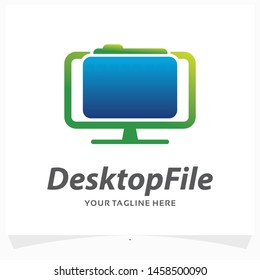 Desktop File Logo Design Template