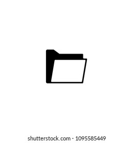 Desktop folder, document vector icon