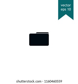 Desktop folder, document vector icon