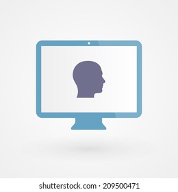 Desktop and head