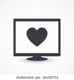 Desktop and heart