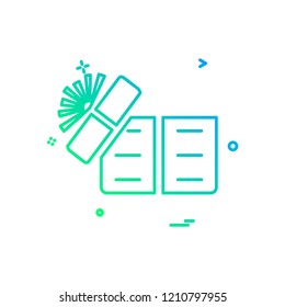 Desktop icon design vector