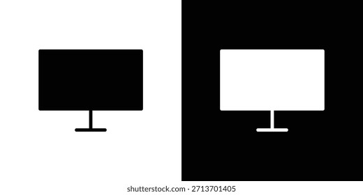 Vektorsammlung für das Design von Desktopsymbolen. flache Symbole.