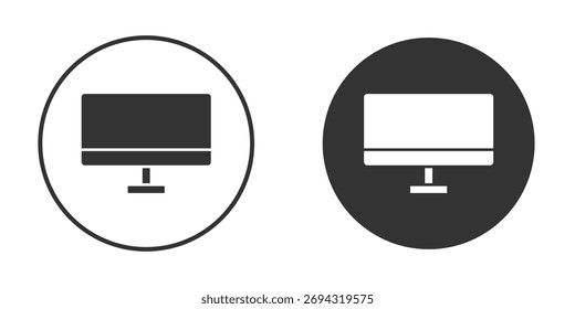 Desktop-Symbol Doodle-Vektoren, Vektorgrafik