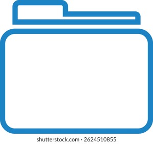 Ilustración de icono de escritorio de carpeta
