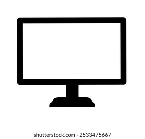 desktop icon. monitor icon vector with simple design