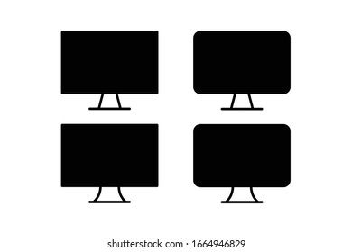 Desktop icon set, icon vector