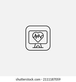 Desktop icon sign vector,Symbol, logo illustration for web and mobile